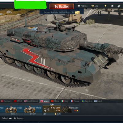 خرید اکانت وارتاندر Type 90 (B) - premium F-4EJ ADTW MiG-15bis ISh کد #26