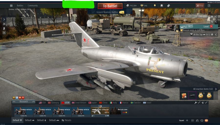 خرید اکانت وارتاندر Type 90 (B) - premium F-4EJ ADTW MiG-15bis ISh کد #26